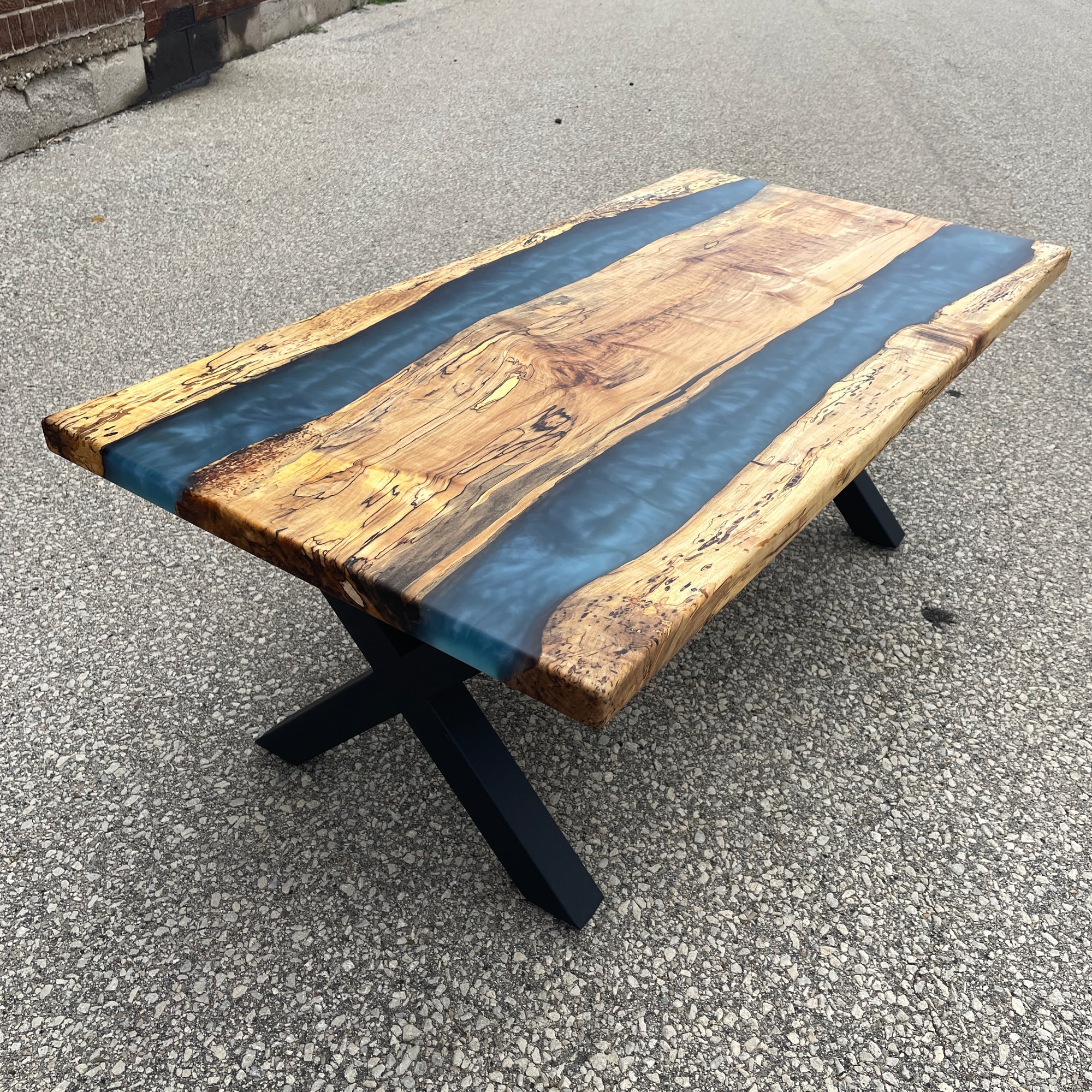 Spalted Maple River Coffee Table