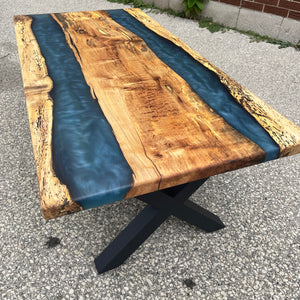 Spalted Maple River Coffee Table