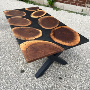 Walnut Cookie River Coffee Table