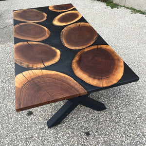 Walnut Cookie River Coffee Table