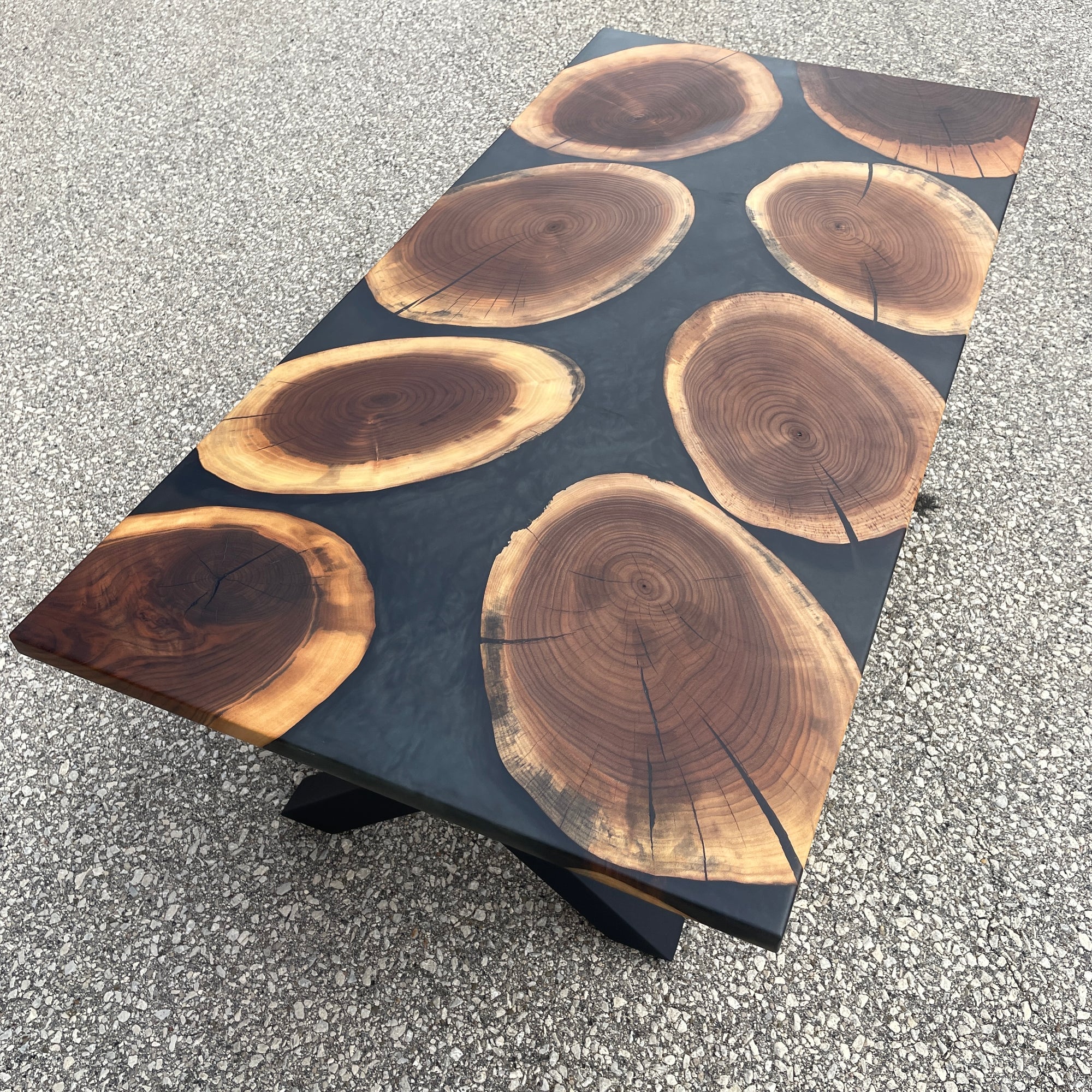 Walnut Cookie River Coffee Table